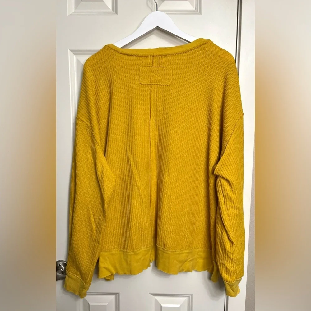 Pink Lily Waffle Knit Long Sleeve NWOT